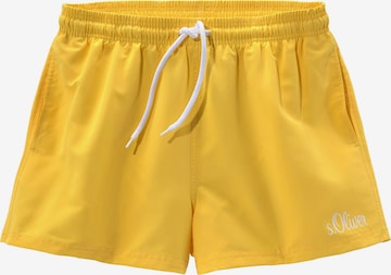 Shorts de bain s.Oliver en jaune : devant