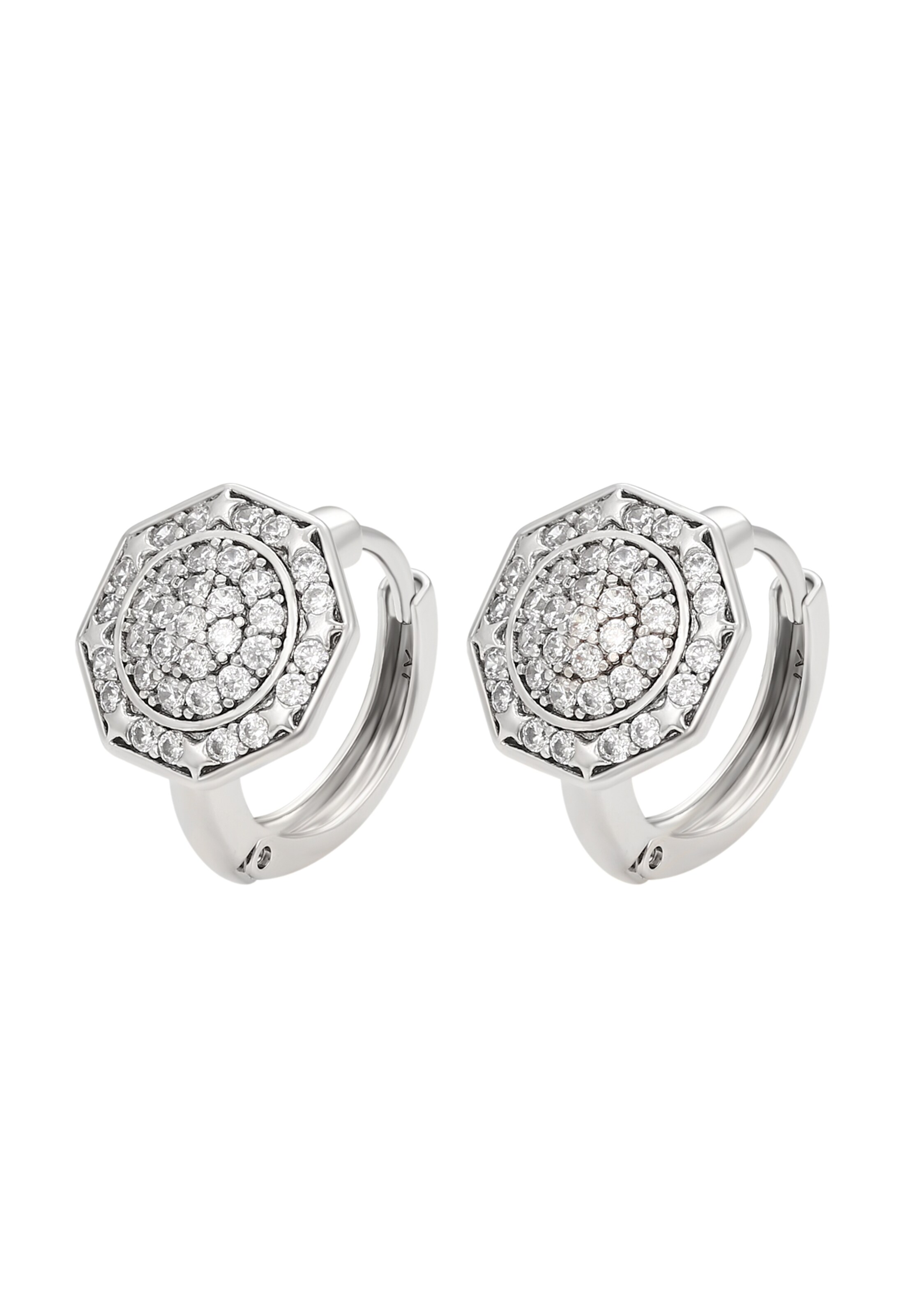 faina - Pendientes en plata: frente