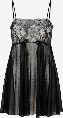 LingaDore Negligée in Schwarz: Vorderseite