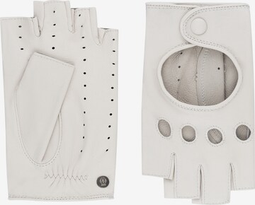 Roeckl Fingerless Gloves ' Florenz' in White: front