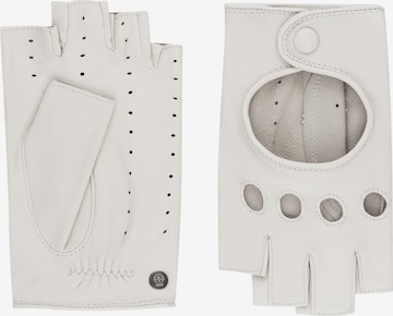 Roeckl Fingerless Gloves ' Florenz' in White: front