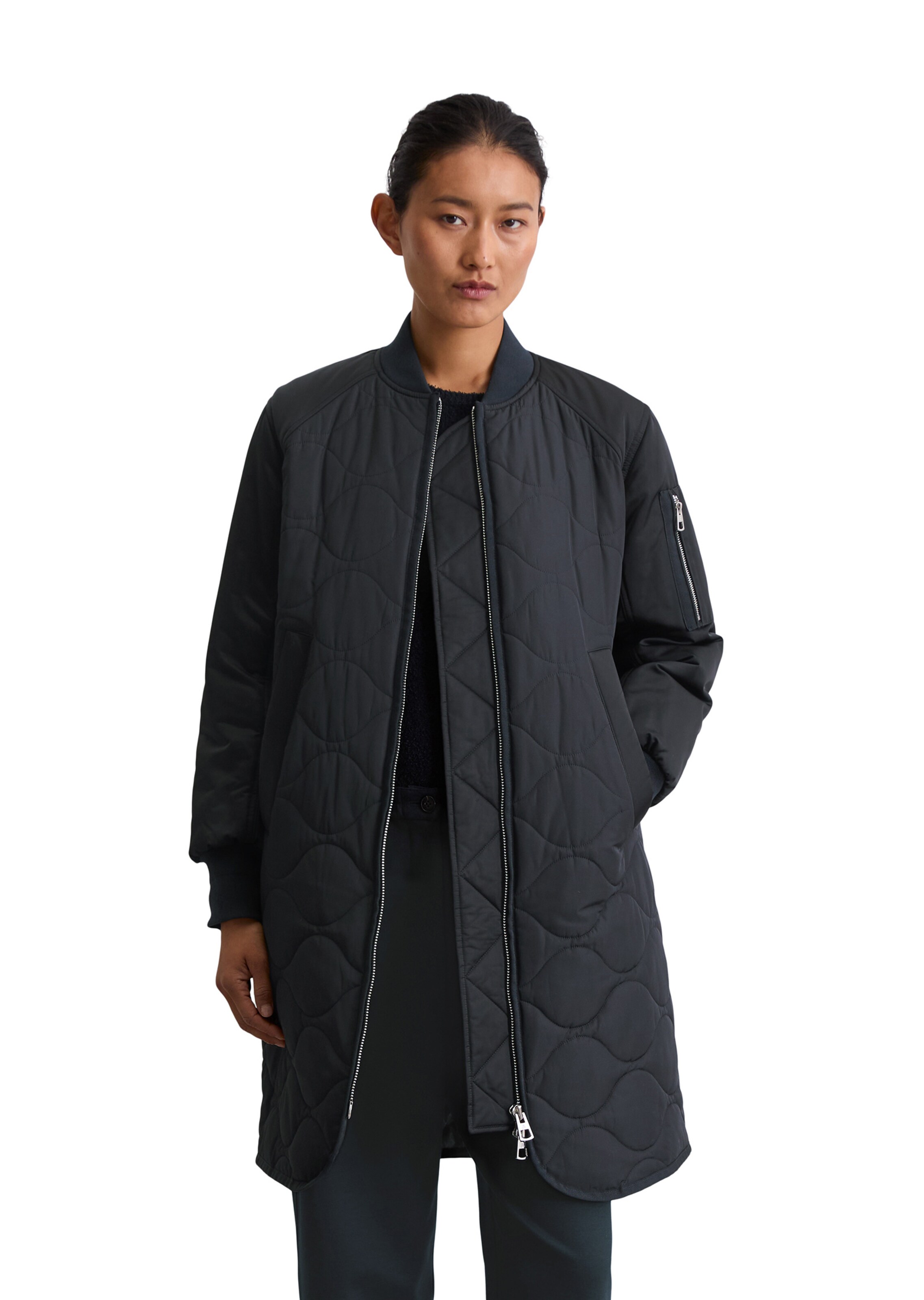 Marc O'Polo Mantel in Blau: Vorderseite