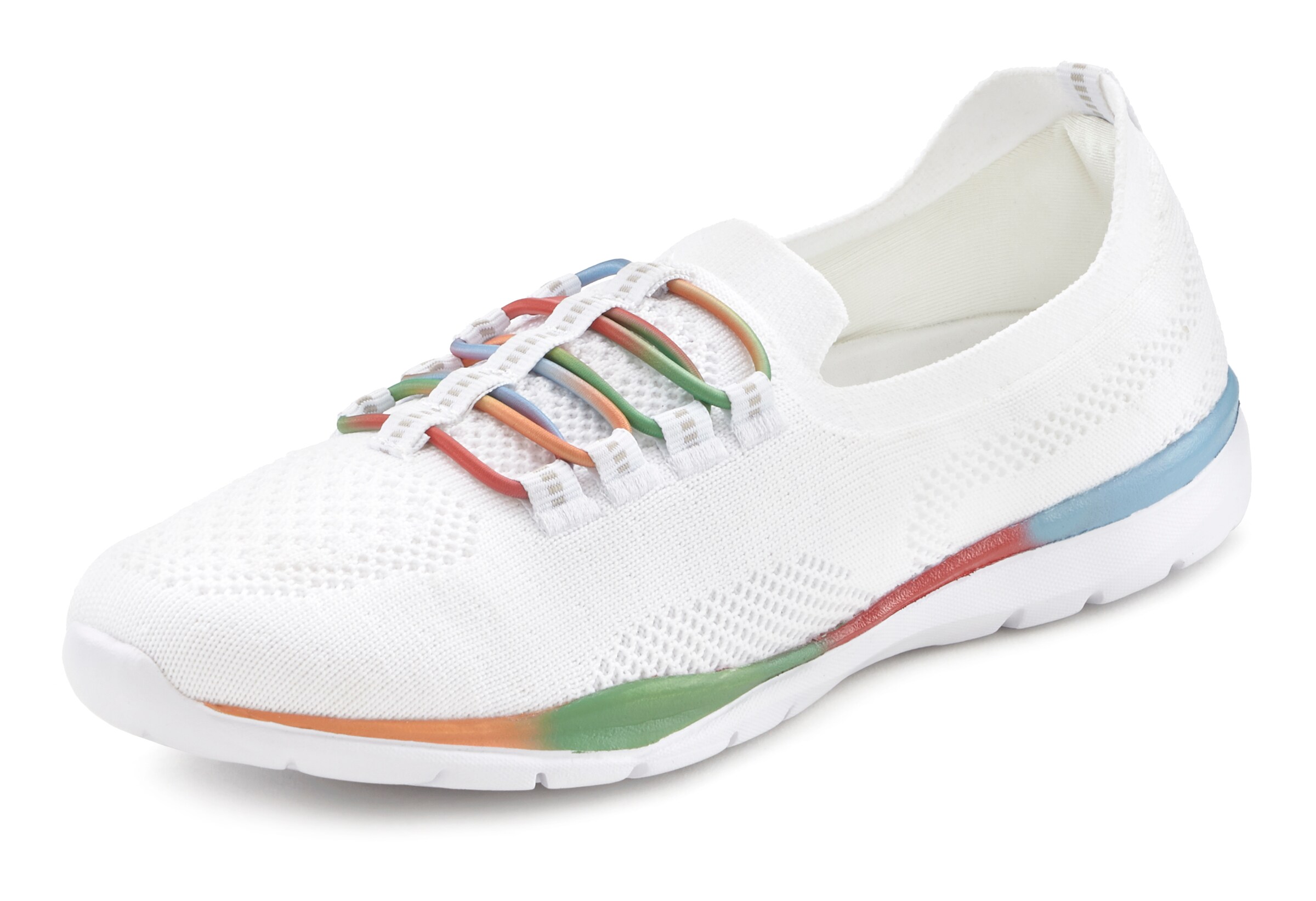 LASCANA Slip-on in Wit: voorkant