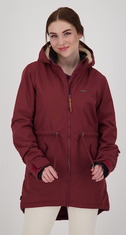 alife & kickin Übergangsjacke 'Charlotte GRAPE' in Rot: Vorderseite