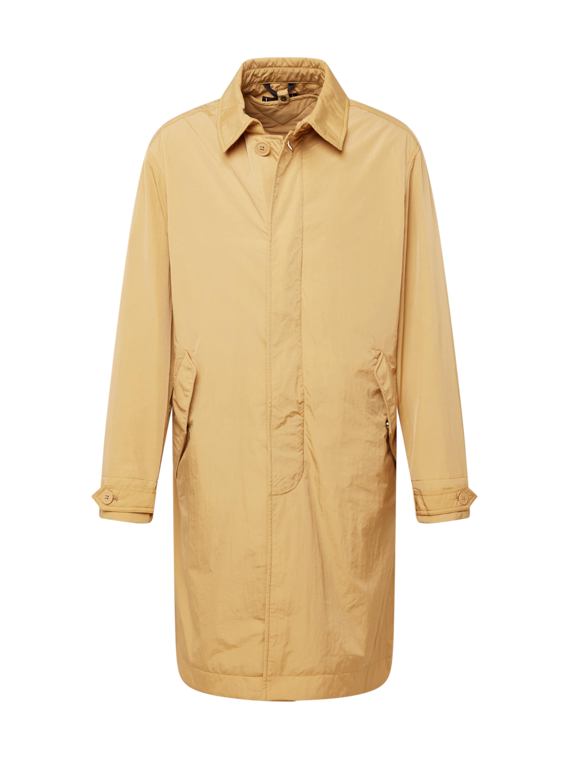 TOMMY HILFIGER Kevad-sügismantel, värv beež: eest vaates