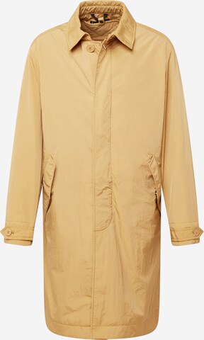 Tommy Hilfiger Tailored Between-Seasons Coat in Beige: front