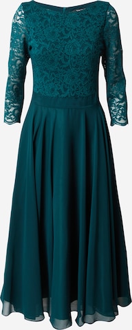 Robe de cocktail SWING en vert : devant