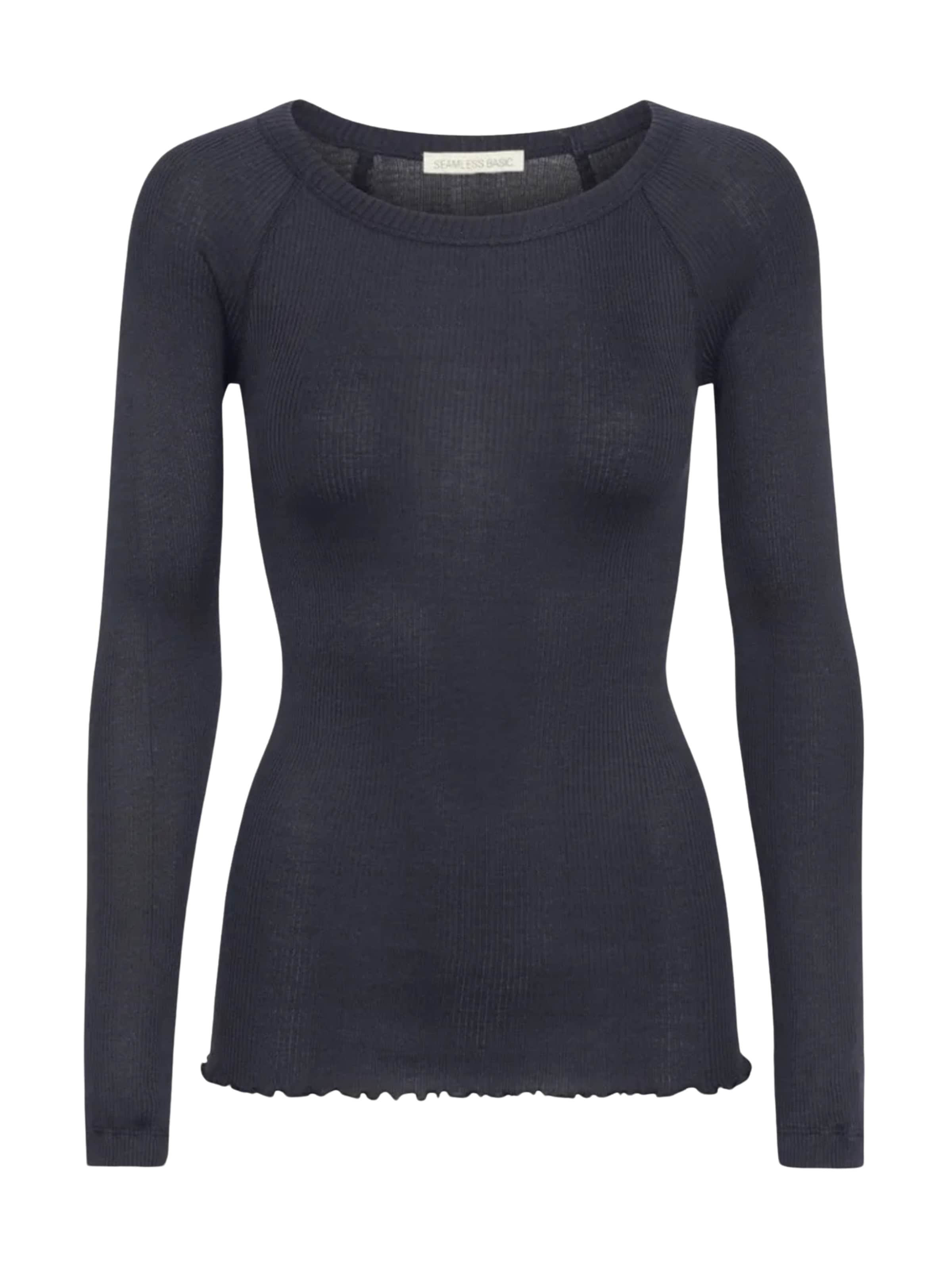 Seamless Basic Trui in Blauw: voorkant