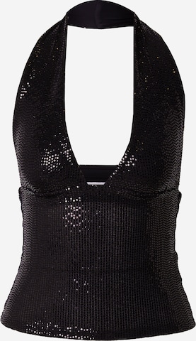 juoda WEEKDAY Palaidinė be rankovių 'Aline': priekis