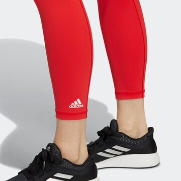 ADIDAS SPORTSWEAR Skinny Παντελόνι φόρμας 'Believe This 2.0' σε κόκκινο