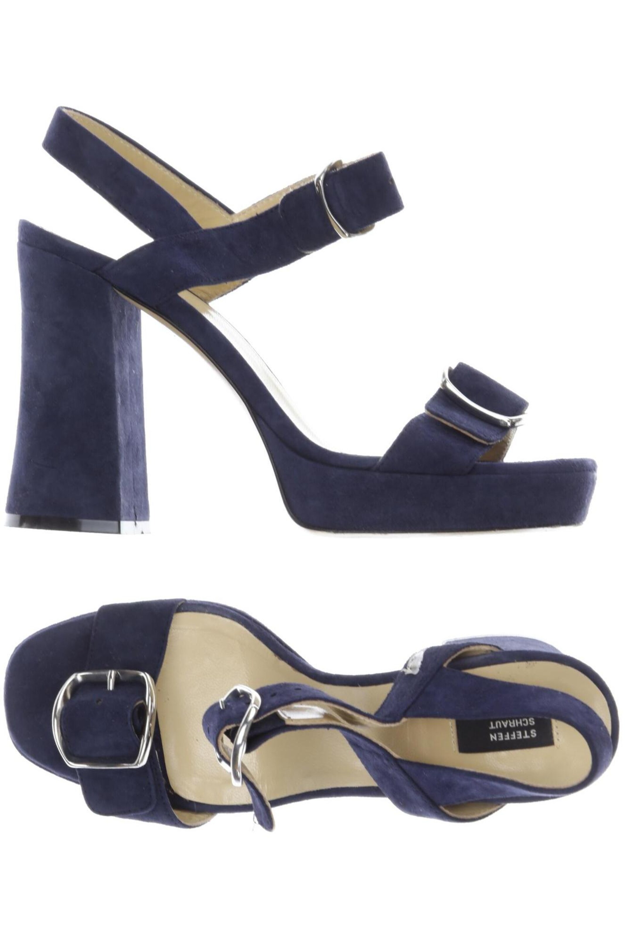 STEFFEN SCHRAUT Sandalen 38 in Blau: Vorderseite
