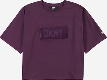 DKNY Μπλουζάκι σε λιλά: μπροστά