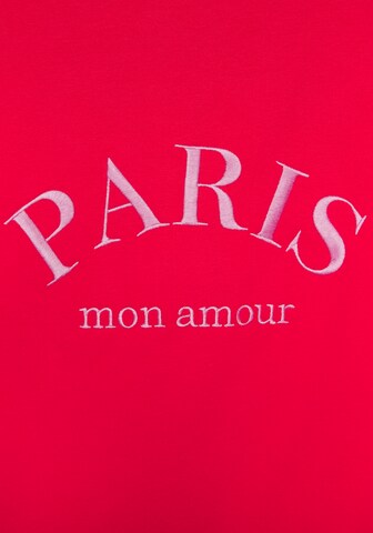 LASCANA Sweatshirt in Red
