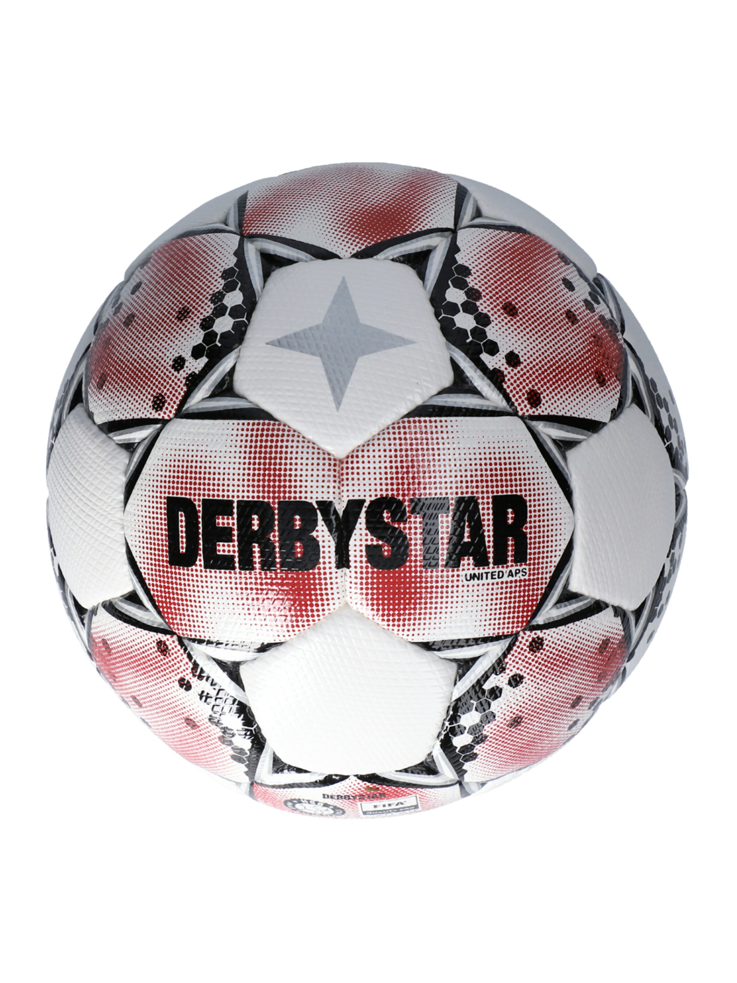 DERBYSTAR Ball in Weiß: Vorderseite