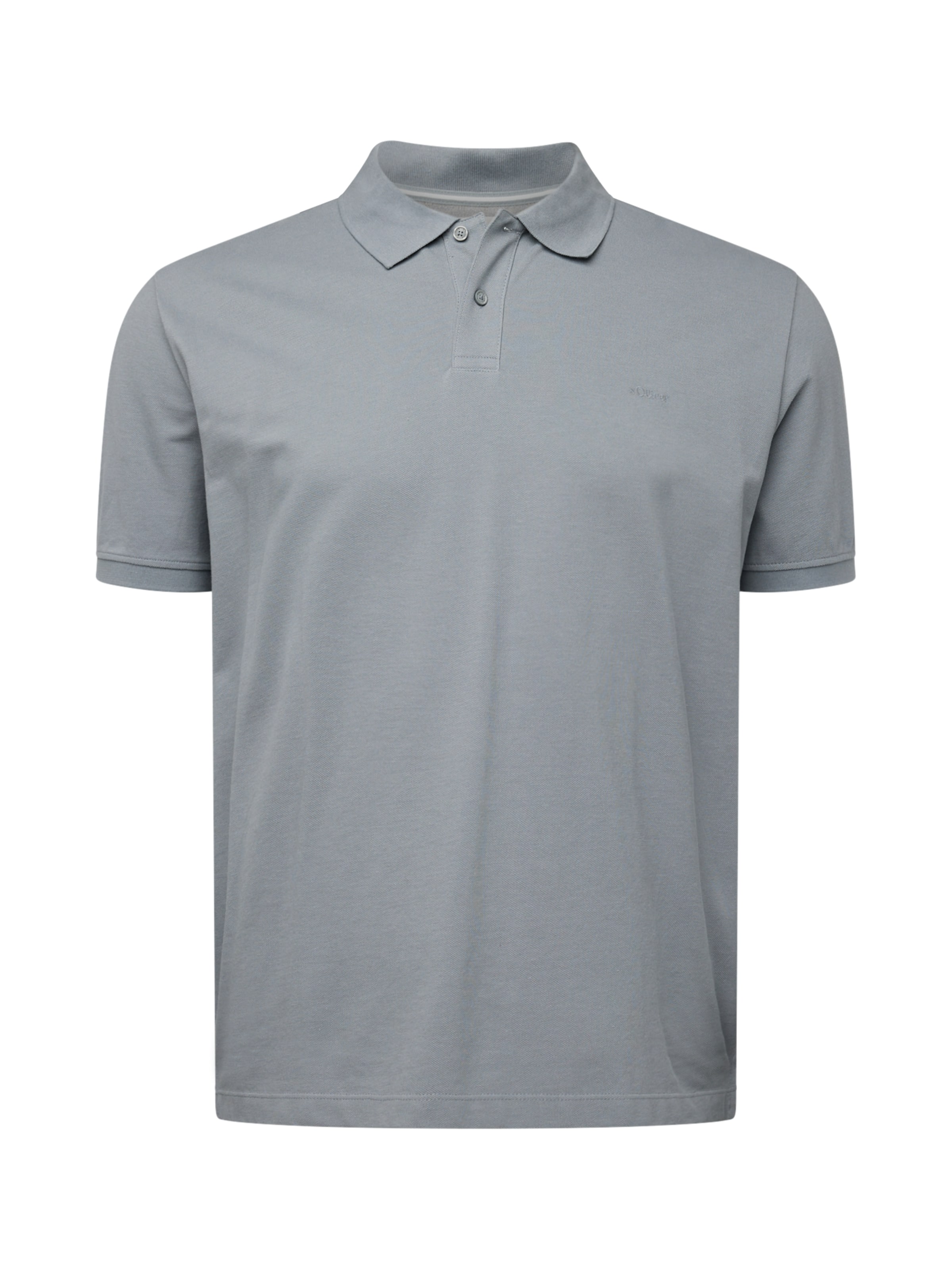 s.Oliver Men Big Sizes Shirt in Grau: Vorderseite