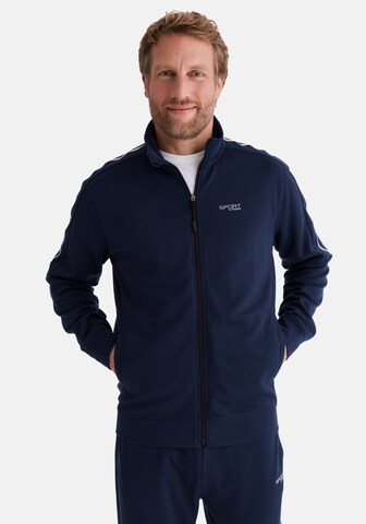 Stooker Men Sweatjacke 'Sydney' in Blau: Vorderseite