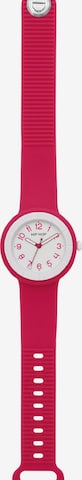 Hip Hop Analoog horloge 'HERO.DOT' in Rood: voorkant