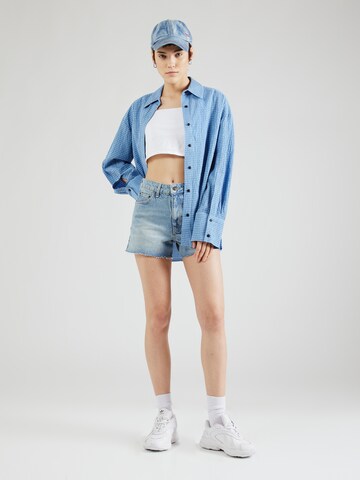 TOPSHOP Regular Shorts in Blau