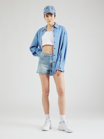 TOPSHOP Regular Shorts in Blau