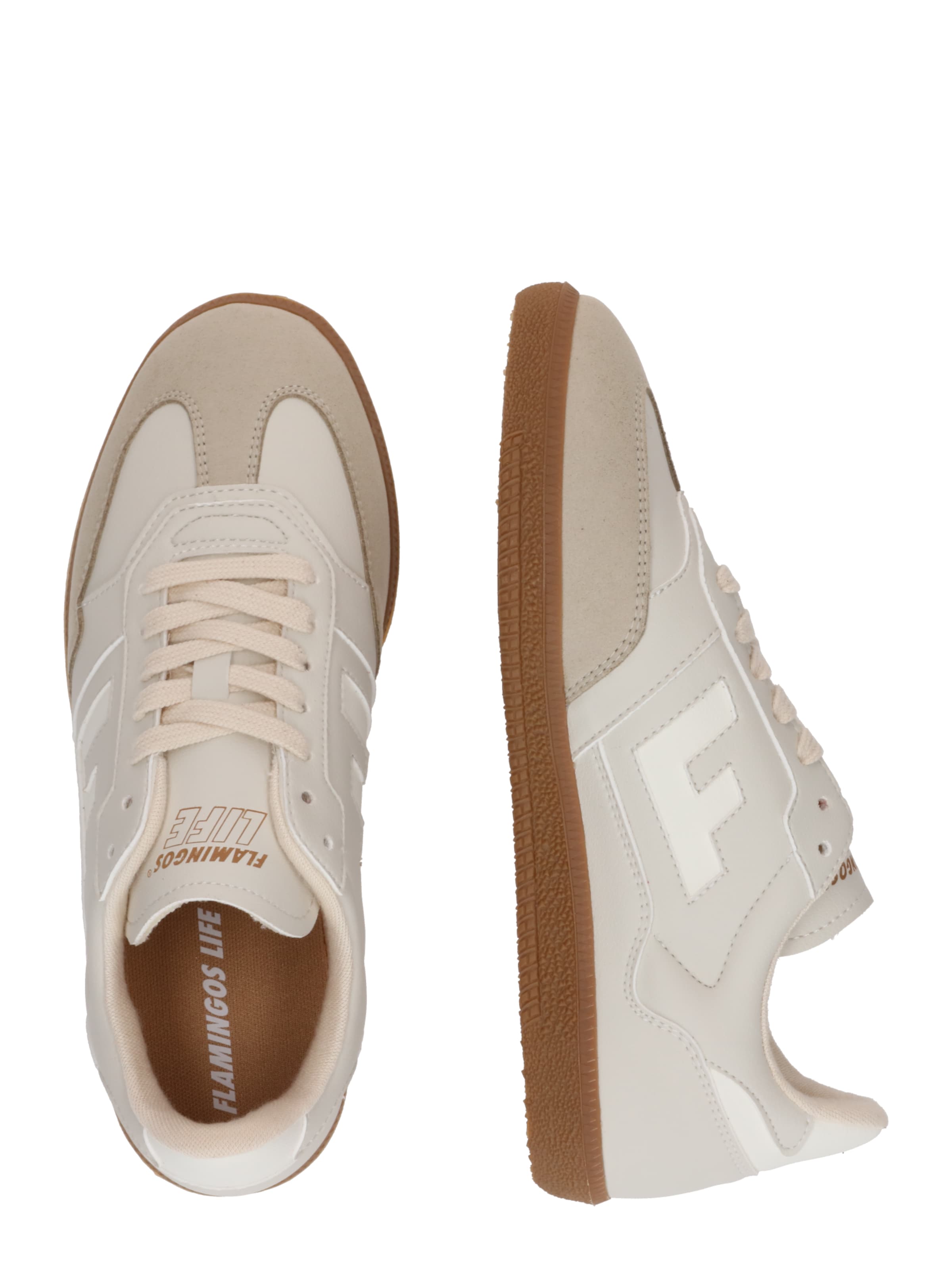 Sneaker low 'Burela Slim' de la Flamingos' Life pe alb