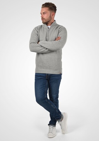 INDICODE JEANS Pullover 'Richard' in Grau
