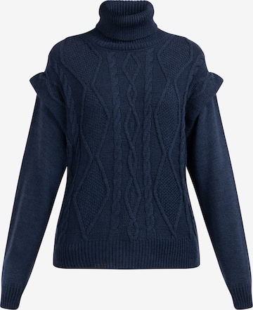 DreiMaster Vintage Sweater 'Naemi' in Blue: front