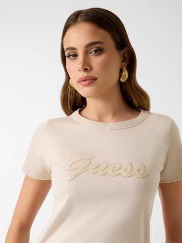 T-shirt GUESS en beige