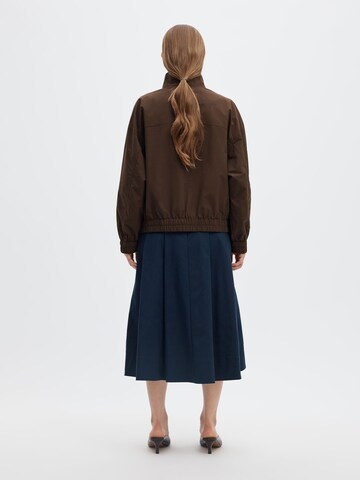 SELECTED - Chaqueta de entretiempo en marrón