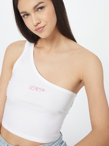 LEVI'S ® Top 'Graphic Pool Tank' in Wit