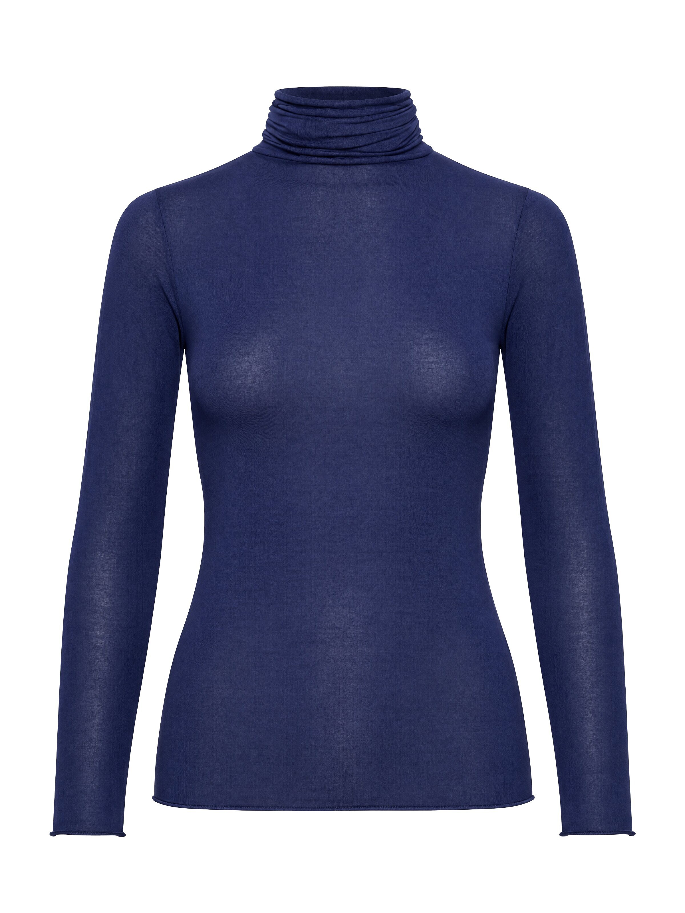 Ciocca Unterhemd 'Body Dolcevita Manica Lunga in Cashmere e Modal'‌‌‌‌ in Blau: Vorderseite