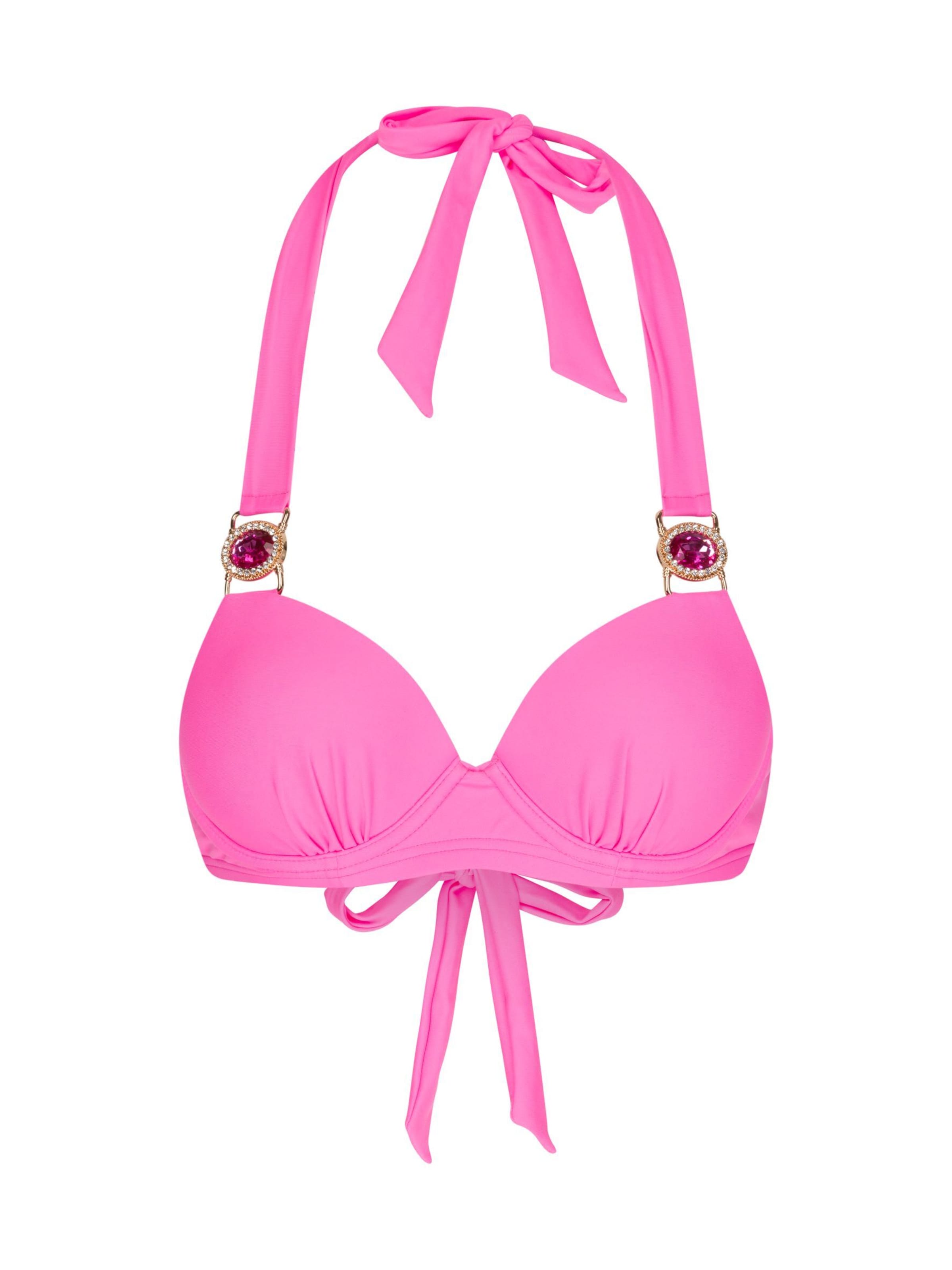 Moda Minx Push-up Bikini top 'Amour' in Pink: front