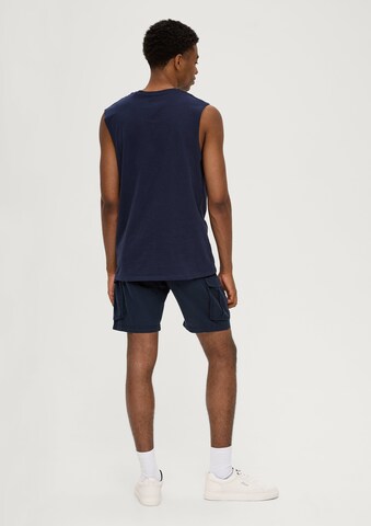 QS Regular Shorts in Blau