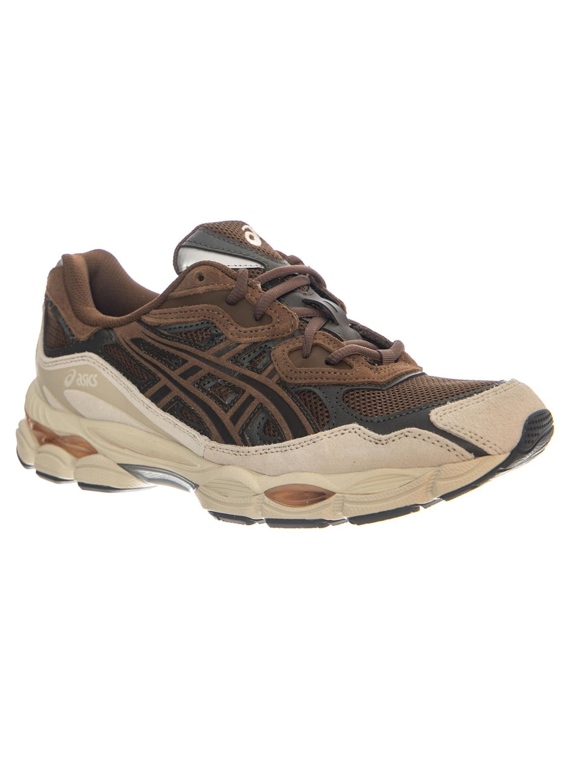ASICS Sporty snøresko 'Gel-NYC Brown Storm / Black Coffee' i brun