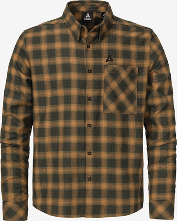 Coupe regular Chemise fonctionnelle 'Kleion' Schöffel en marron : devant