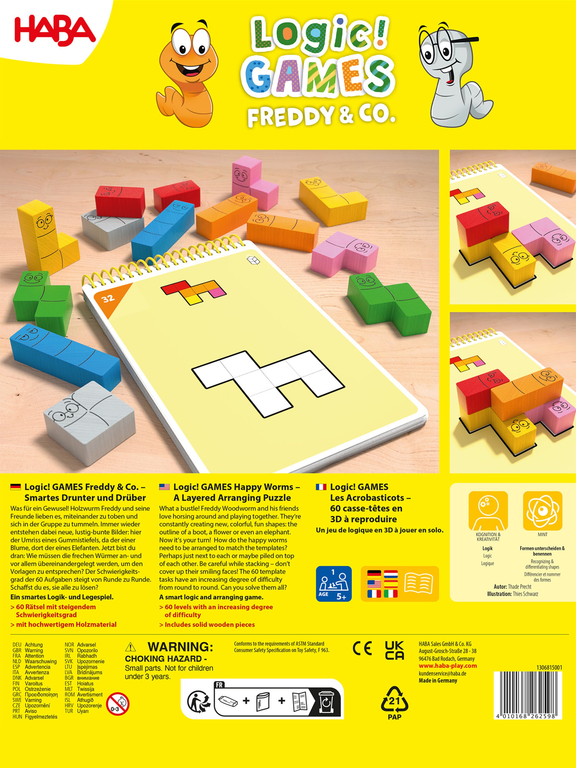 HABA Game ' Logic! GAMES - Freddy & Co. ' in Mixed colors