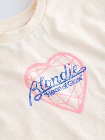 Next T-shirt 'Blondie' i vit