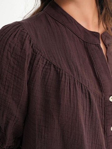 MixRay - Blusa em castanho