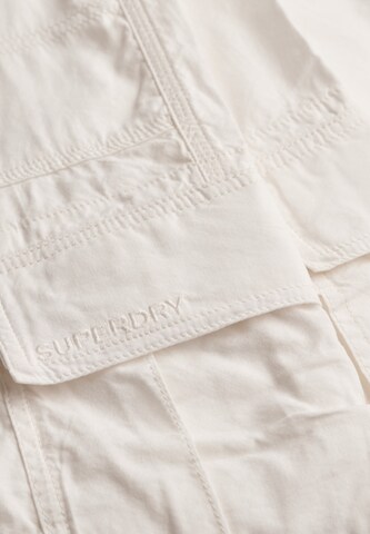 Superdry Loose fit Cargo trousers in White