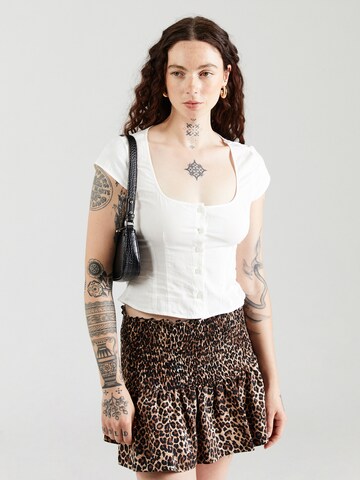 Monki Blouse in White: front