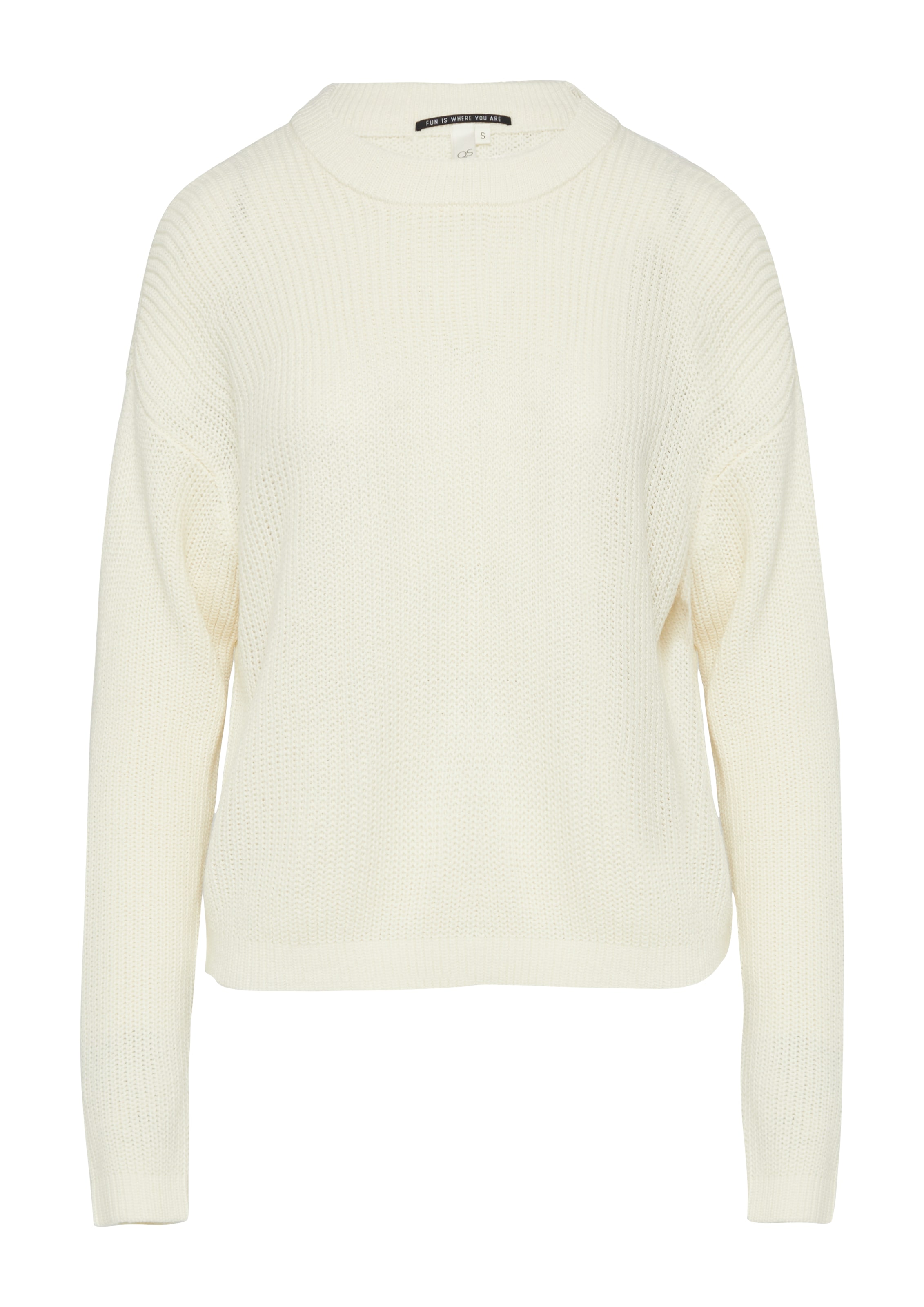 QS Pullover in Beige: Vorderseite