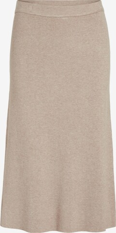 VILA Rok 'Comfy' in Beige: voorkant