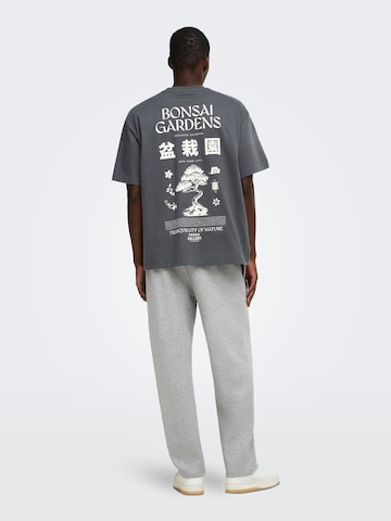 regular Pantaloni 'ONSDane' di Only & Sons in grigio