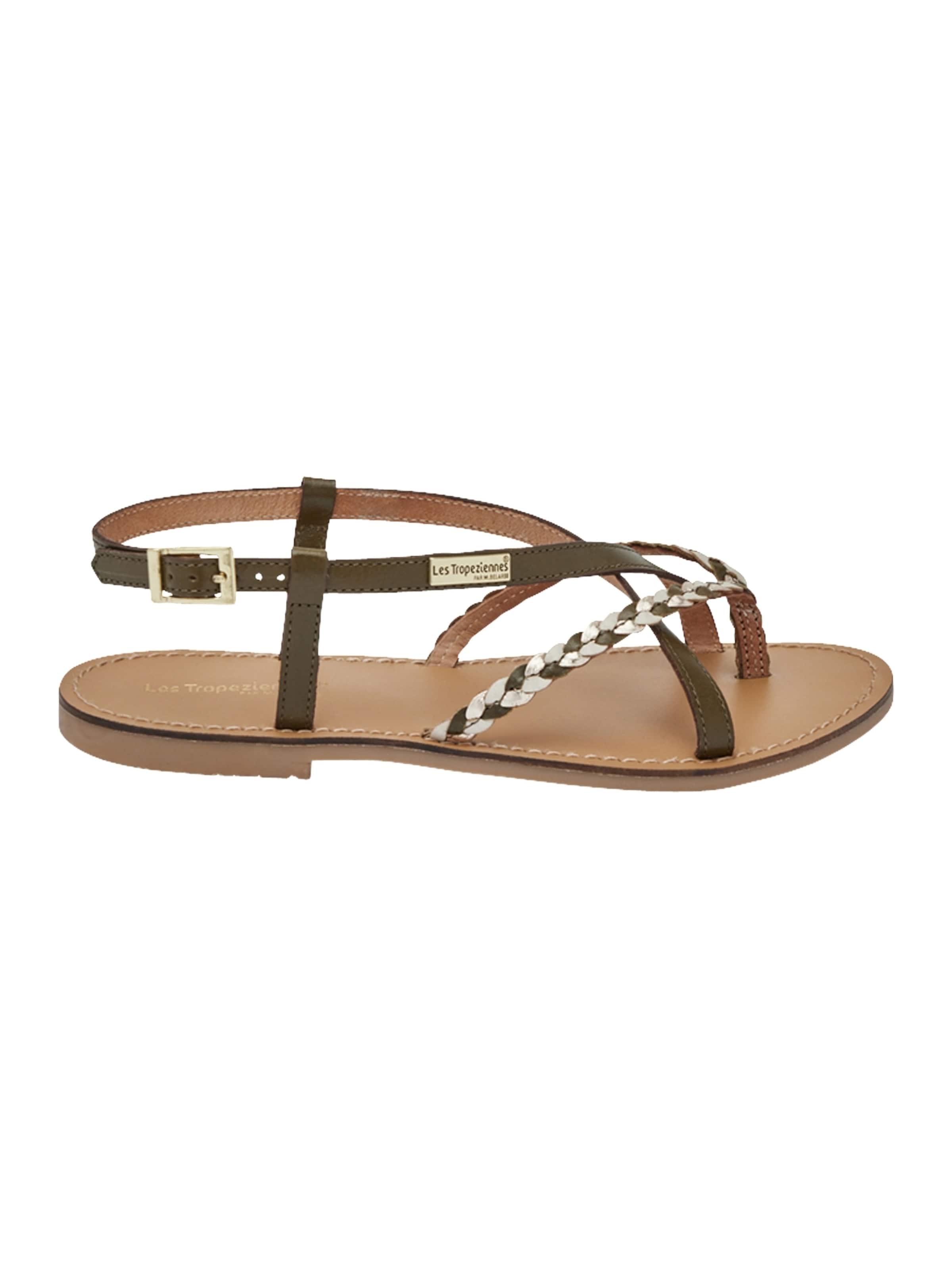 Les Tropéziennes Sandal in Green: front