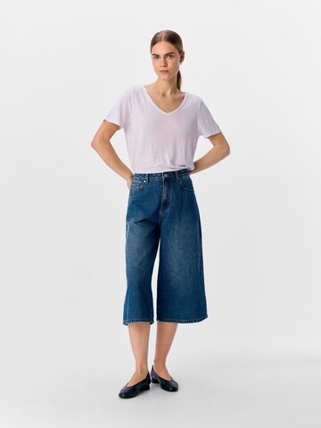 OBJECT Wide Leg Jeans 'OBJSofia' i blå