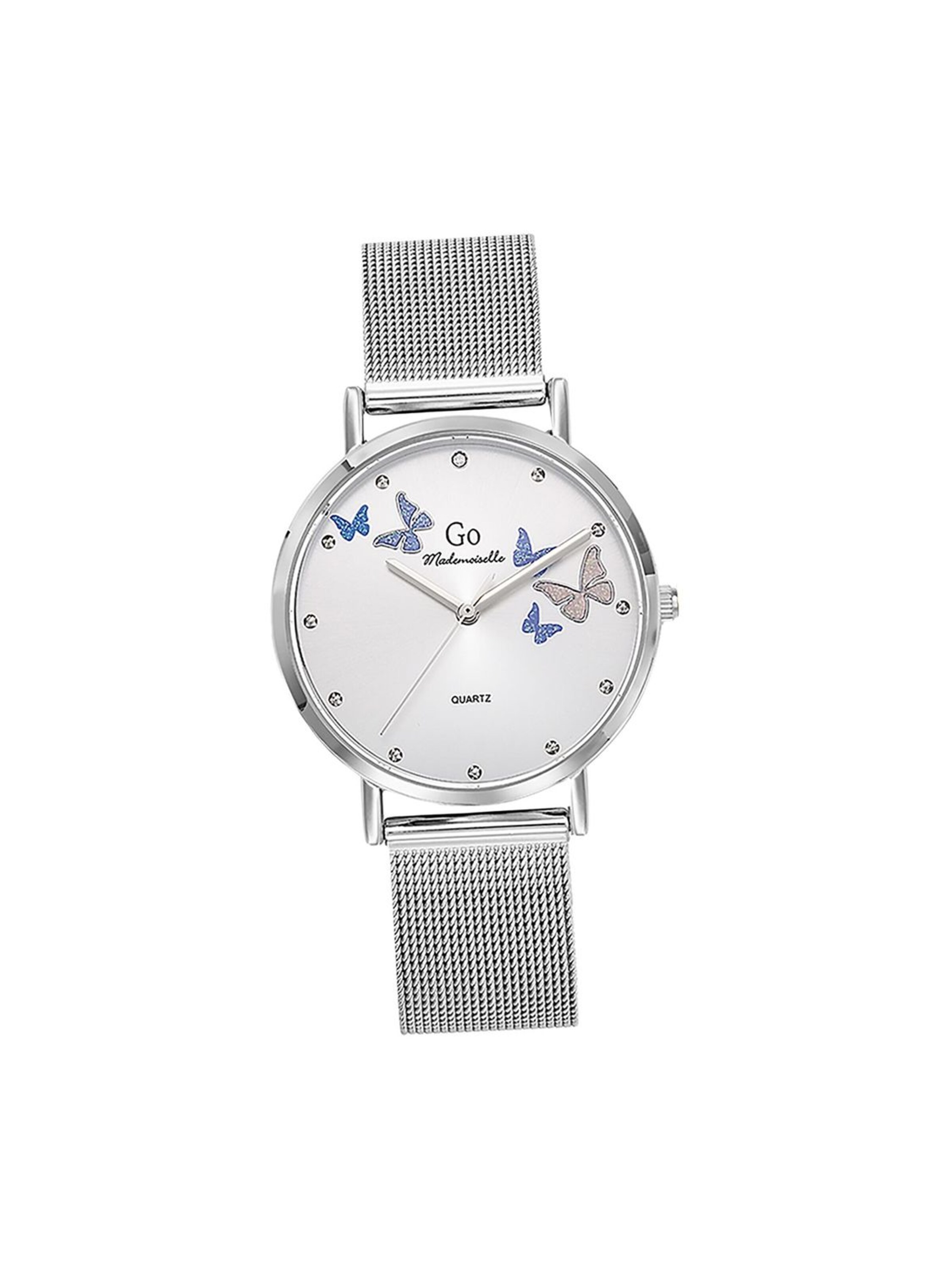 GO GirlOnly Analoog horloge in Zilver: voorkant
