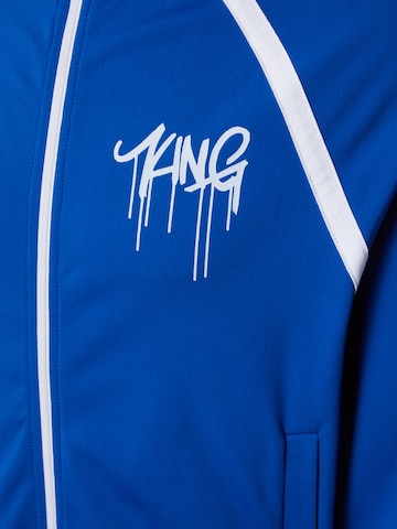 ABOUT YOU x Kingsley Coman Zip-Up Hoodie 'Dylan' in Blue