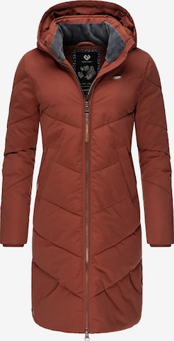 Manteau d’hiver 'Rebelka' Ragwear en marron : devant