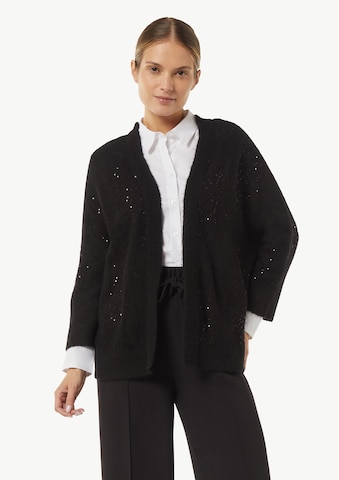 COMMA Strickjacke in Schwarz: Vorderseite