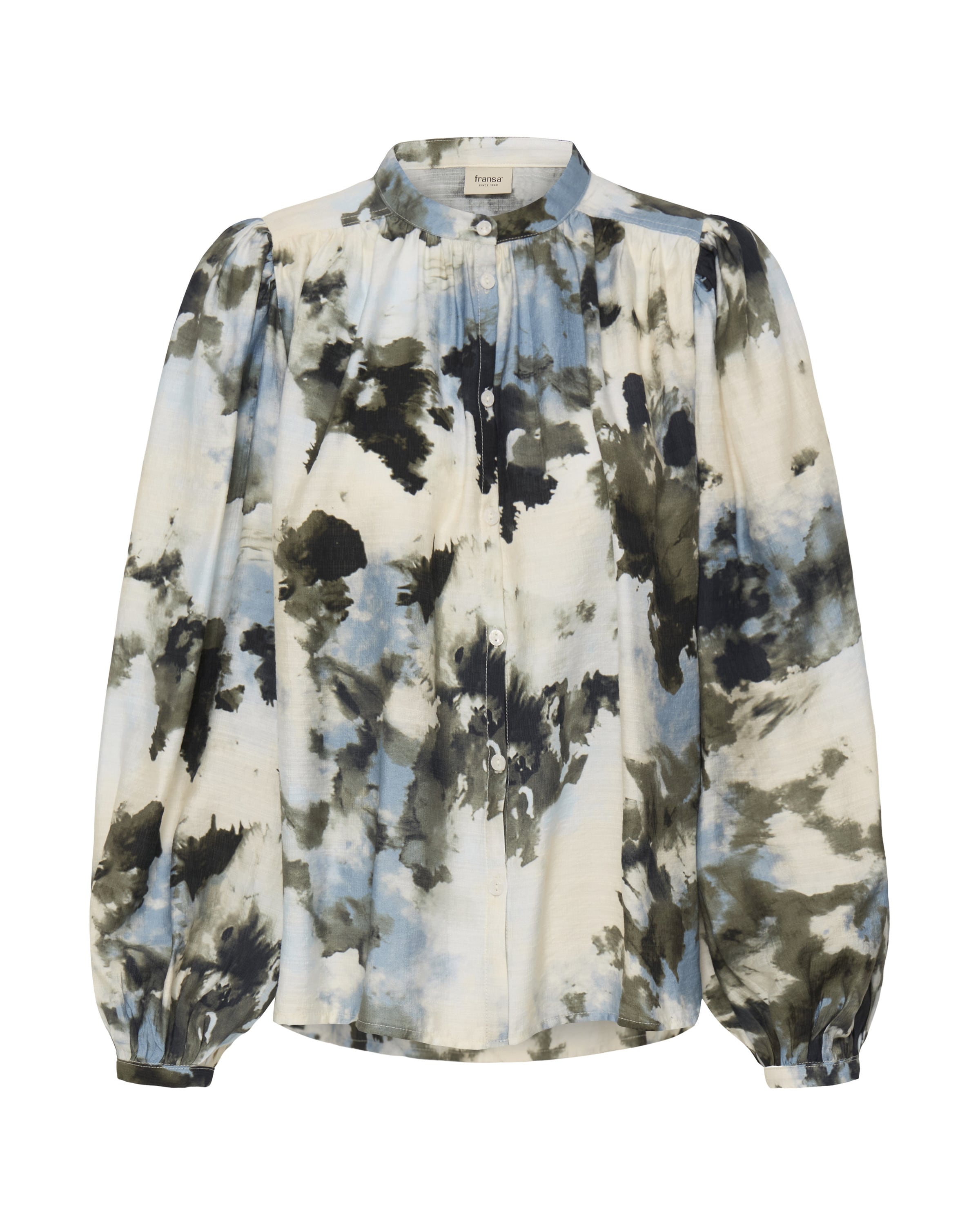 Fransa - Blusa 'FRAriana' en azul: frente