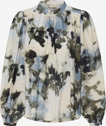 Fransa - Blusa 'FRAriana' en azul: frente